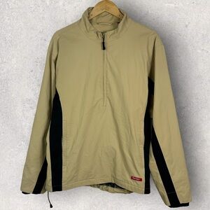 FootJoy Pullover Jacket Quarter Zip Golf Cinch Mesh Pockets Water Resistant XL